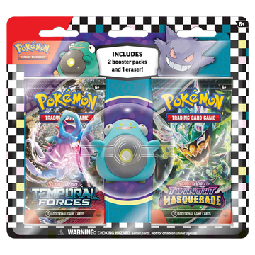 Pokémon TCG: Back to School 2024 Eraser Blister Set - Bellibolt