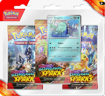 Pokémon TCG: Scarlet & Violet 8 Surging Sparks 3-Pack - Quagsire