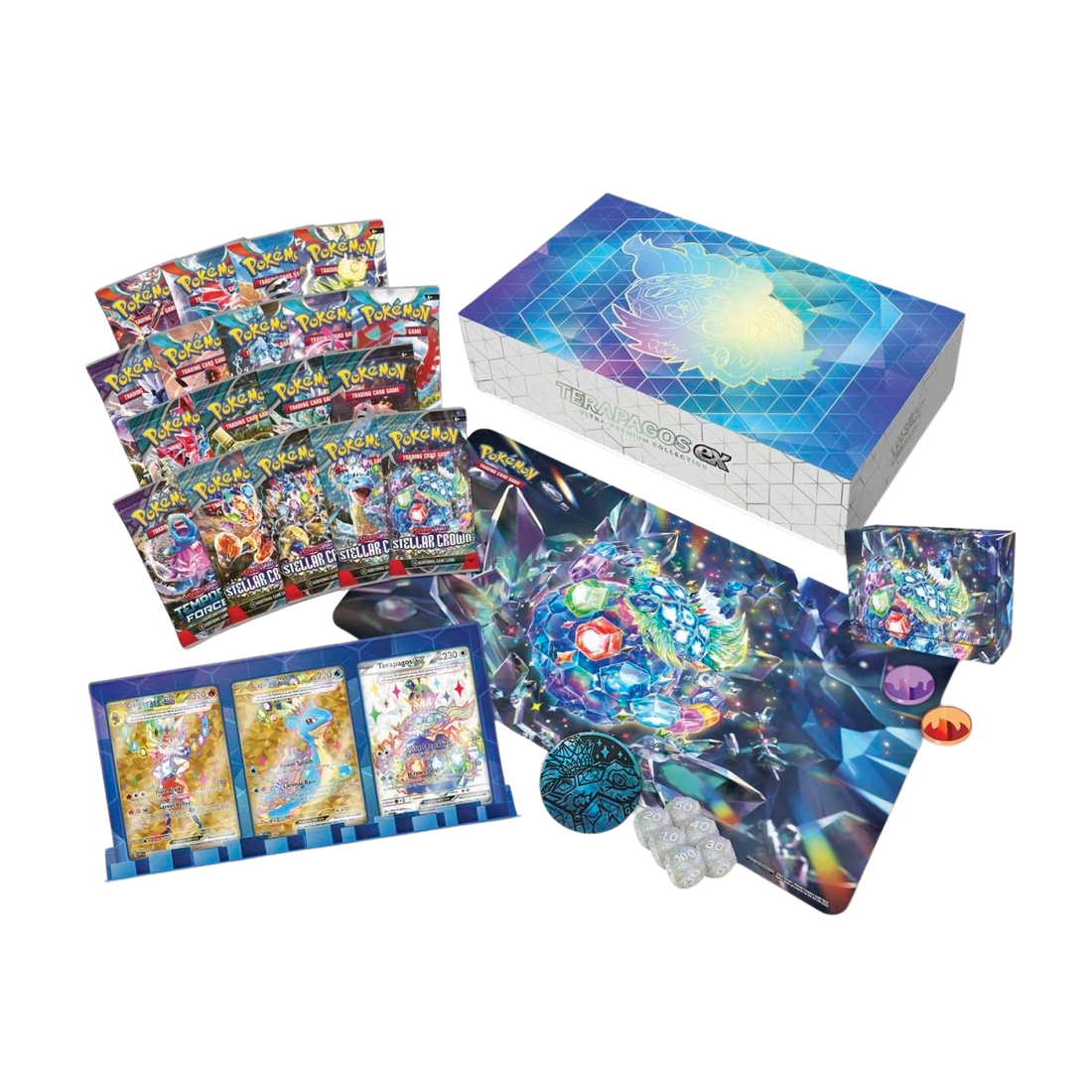 Pokémon TCG - Terapagos EX Ultra Premium Collection