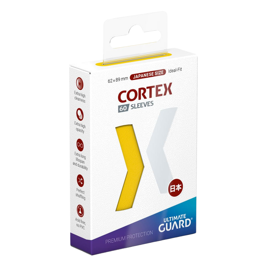 Ultimate Guard Cortex Sleeves Japanese Size Yellow (60)