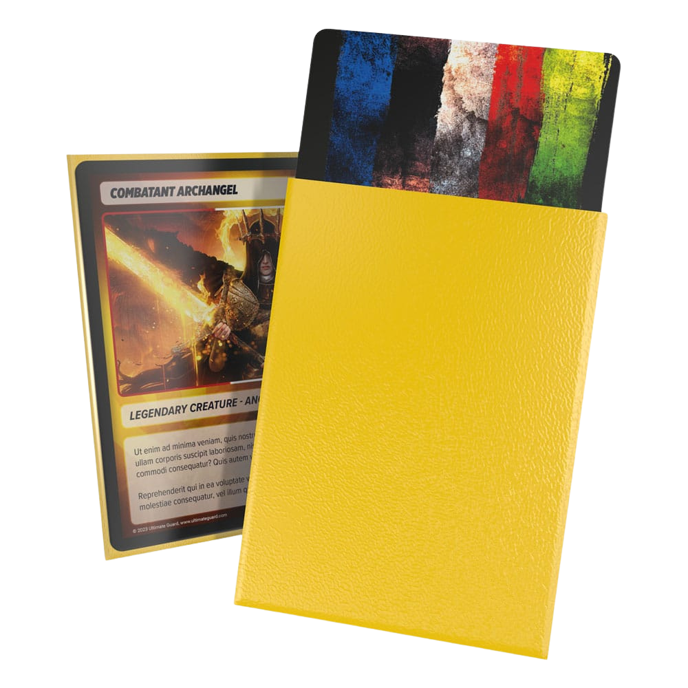 Ultimate Guard Cortex Sleeves Standard Size Matte Yellow (100)
