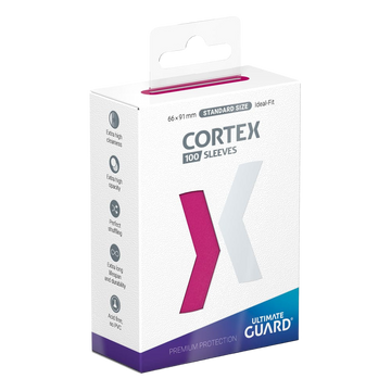 Ultimate Guard Cortex Sleeves Standard Size Pink (100)