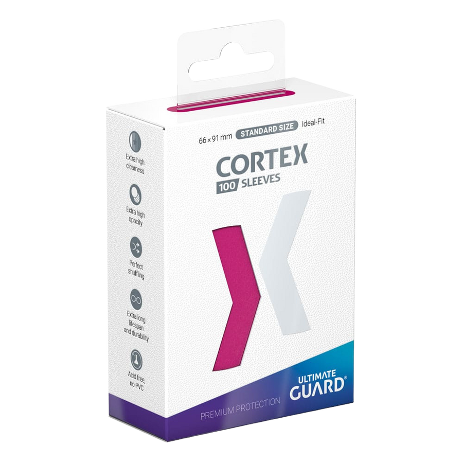 Ultimate Guard Cortex Sleeves Standard Size Pink (100)