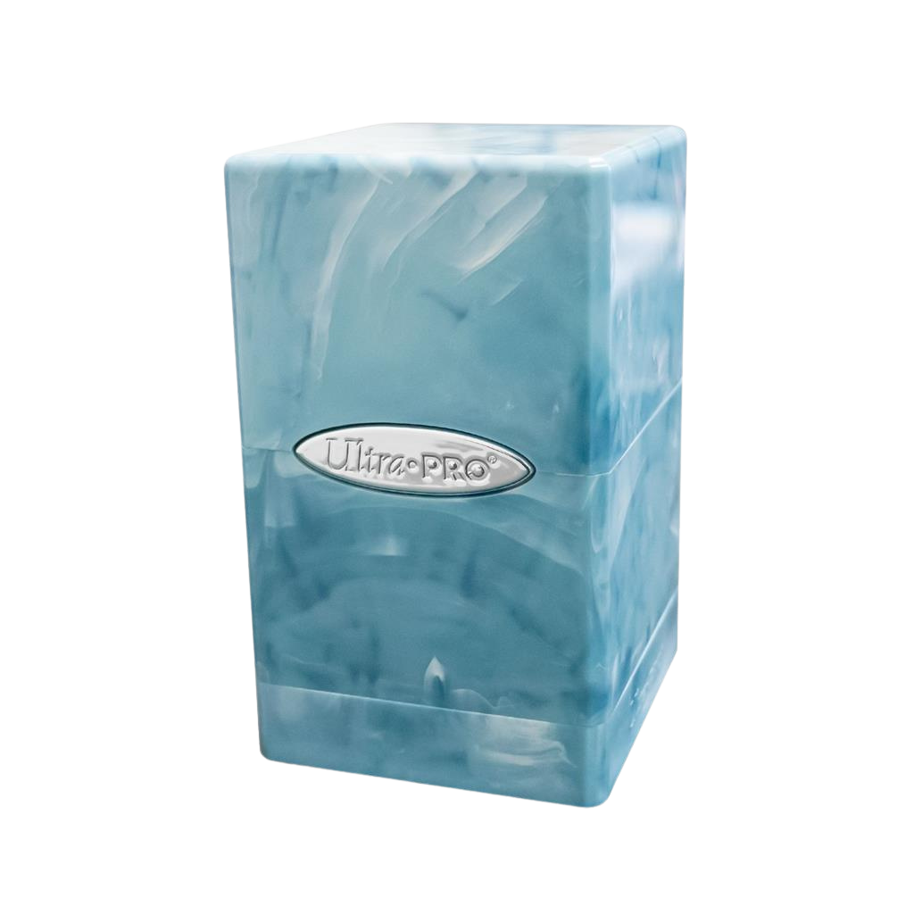 UP - Marble Satin Tower - Light Blue / White