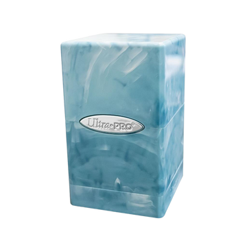 UP - Marble Satin Tower - Light Blue / White