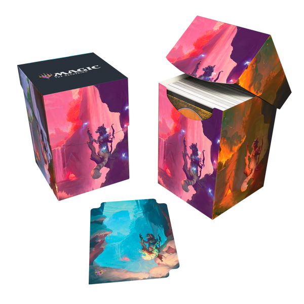 UP - Deck Box - Magic: The Gathering - Bloomburrow - Season Lands: Mountain (Summer)