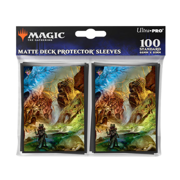 UP - Standard Deck Protector - Magic: The Gathering - Bloomburrow - Season Lands: Swamp (Summer) (100)