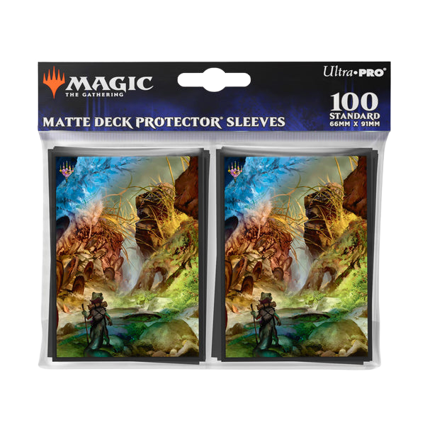 UP - Standard Deck Protector - Magic: The Gathering - Bloomburrow - Season Lands: Swamp (Summer) (100)