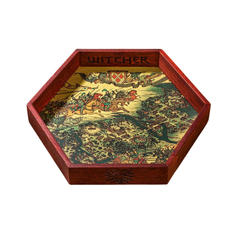The Witcher Wooden Dice Tray