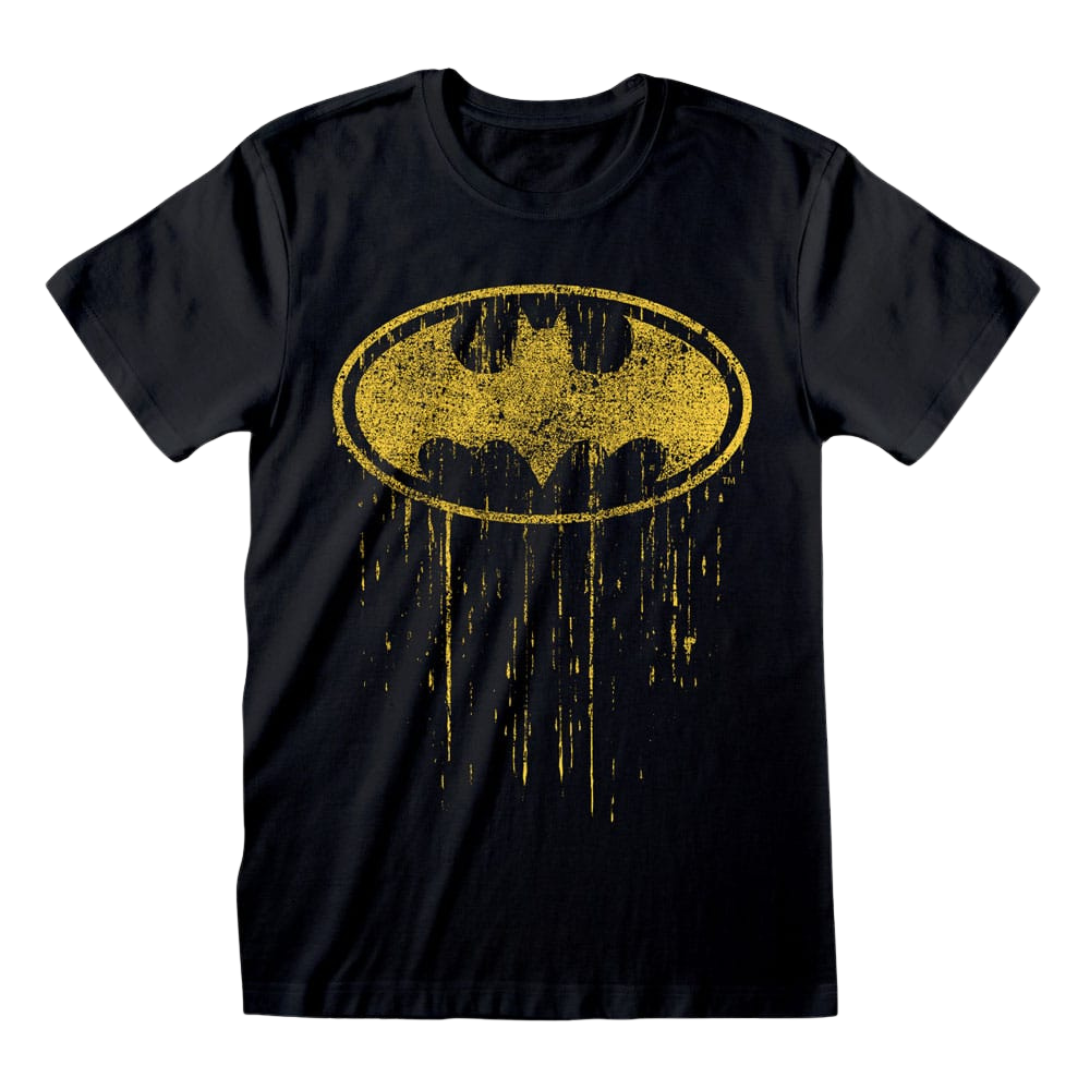 Batman T-Shirt Dripping Symbol XL