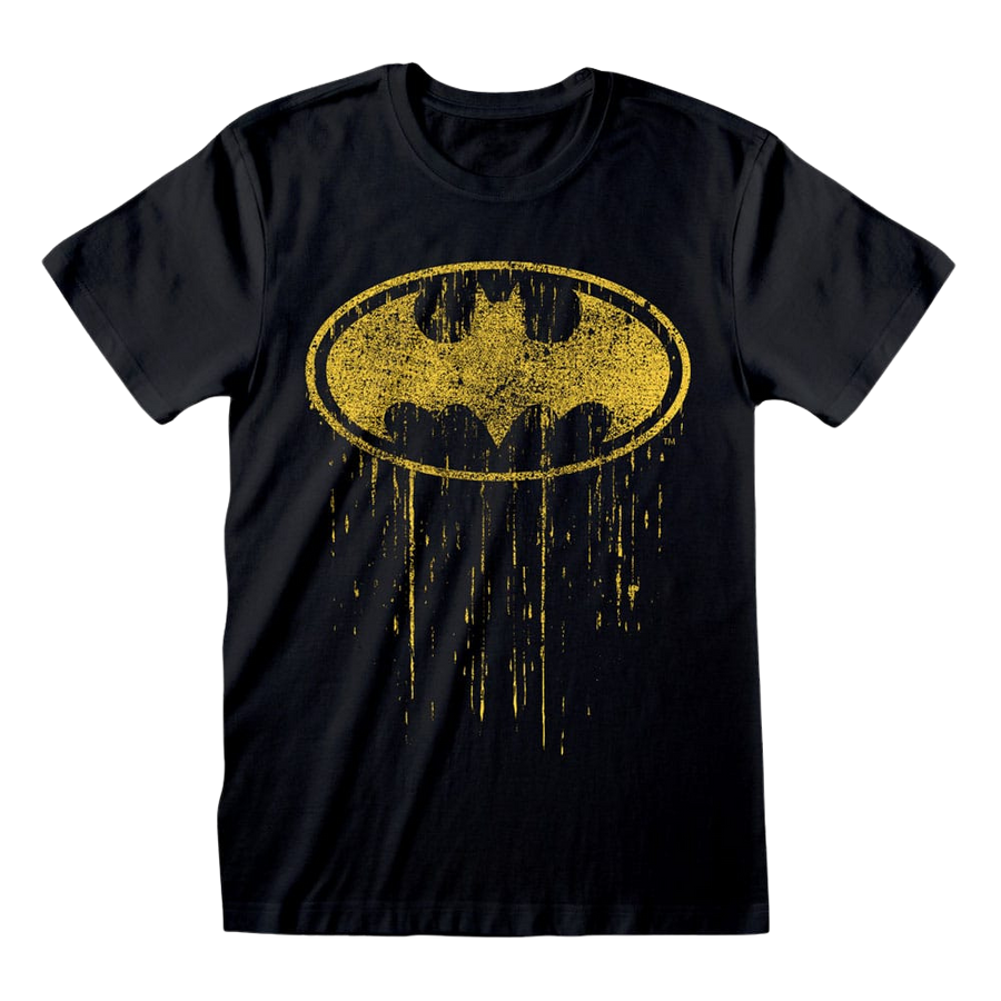 Batman T-Shirt Dripping Symbol XL