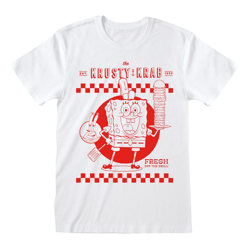 SpongeBob Squarepants T-Shirt Krusty Krab White L