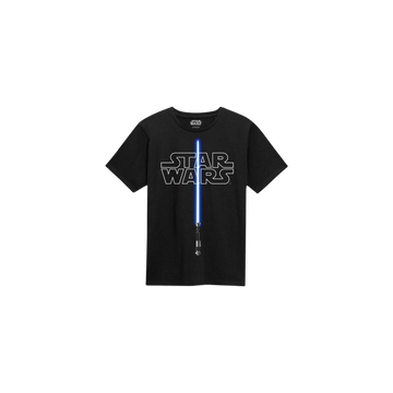 Star Wars T-Shirt Glow In The Dark Lightsaber XL