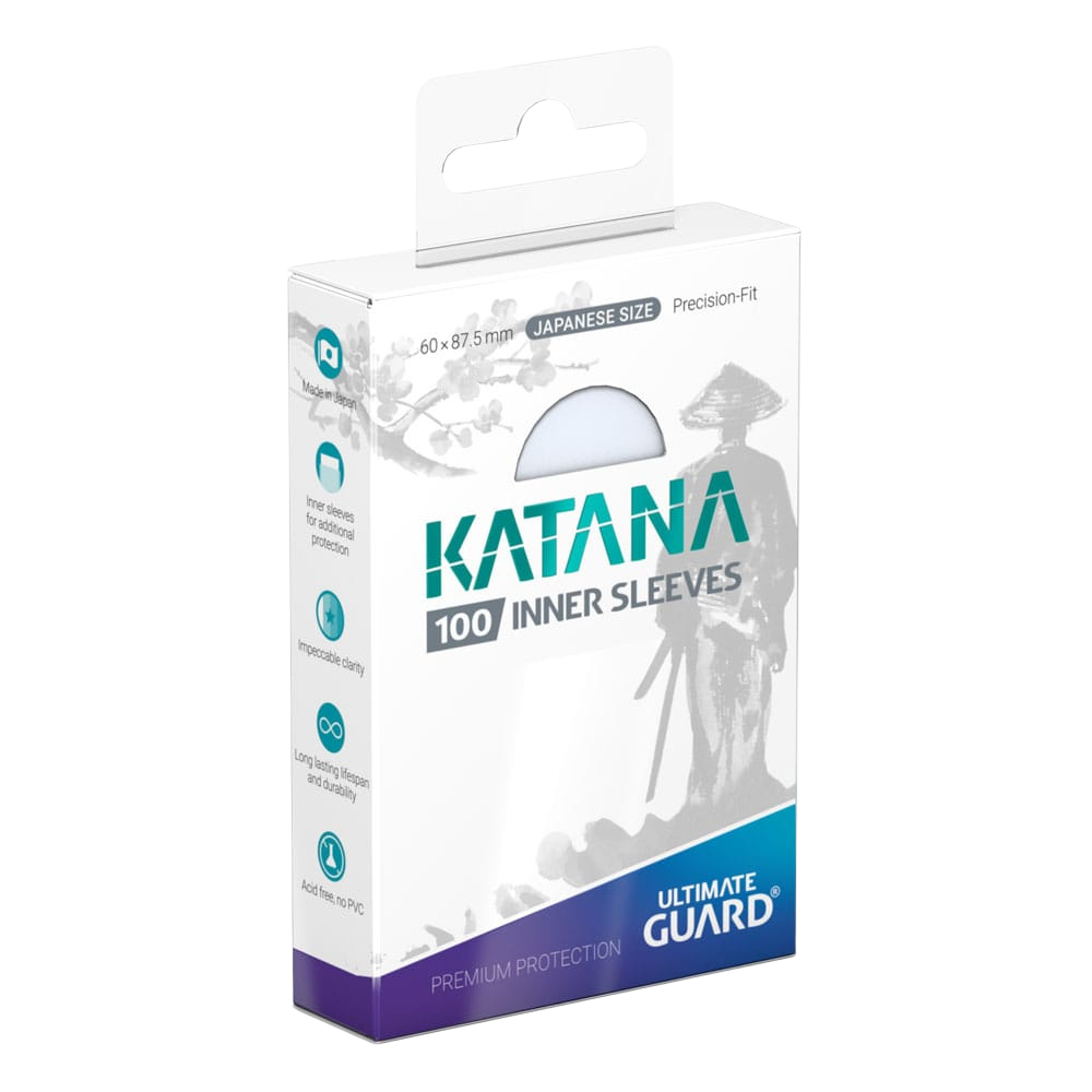 Ultimate Guard Katana Inner Sleeves Japanese Size Transparent (100) –  Versus Gamecenter