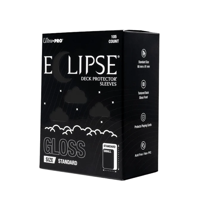 Sleeves Ultra Pro Eclipse Gloss Jet Black, 105 unidades