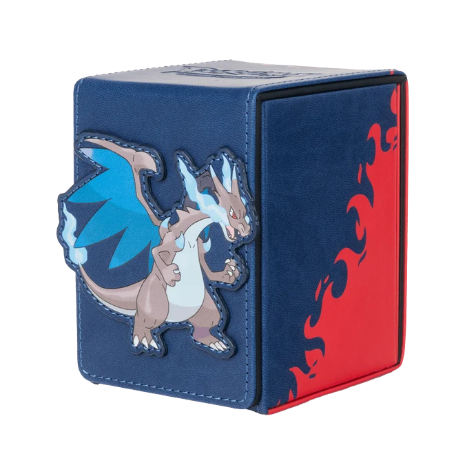 Deck box Ultra Pro Alcove Flip Mega Charizard X para Pokémon TCG