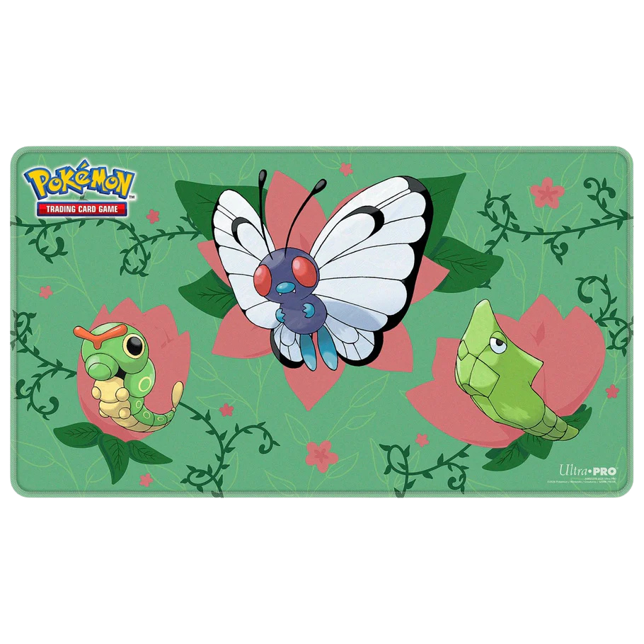 UP - Caterpie Evolutions Stitched Playmat for Pokémon
