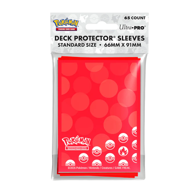 UP - Energy - Fire Type 65ct Deck Protector Sleeves for Pokémon