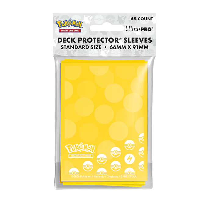 UP - Energy - Lightning Type 65ct Deck Protector Sleeves for Pokémon