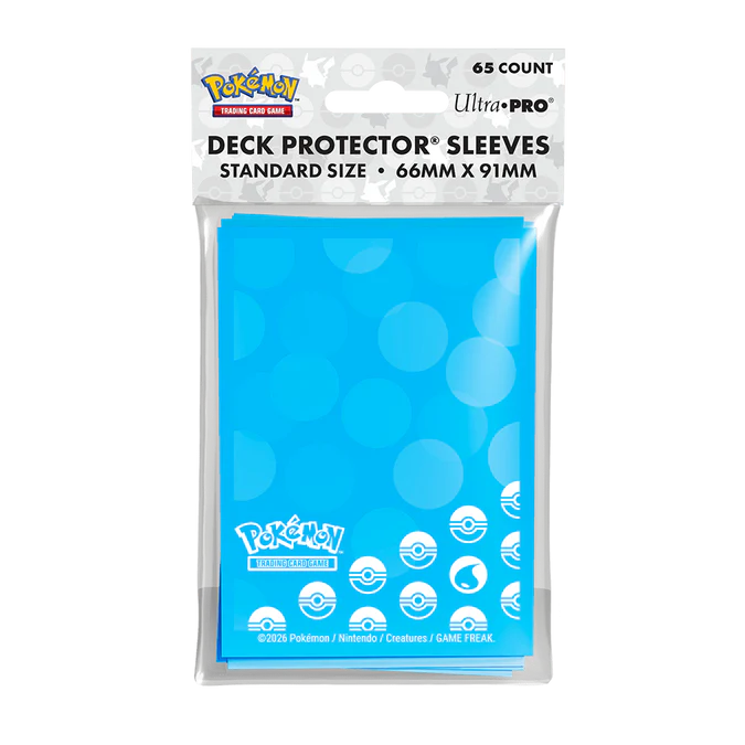 UP - Energy - Water Type 65ct Deck Protector Sleeves for Pokémon