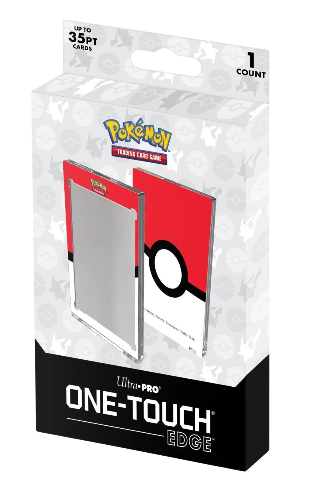 UP - Single 35 Pt ONE-TOUCH Edge - Poké Ball Printed Magnetic Card Holder for Pokémon