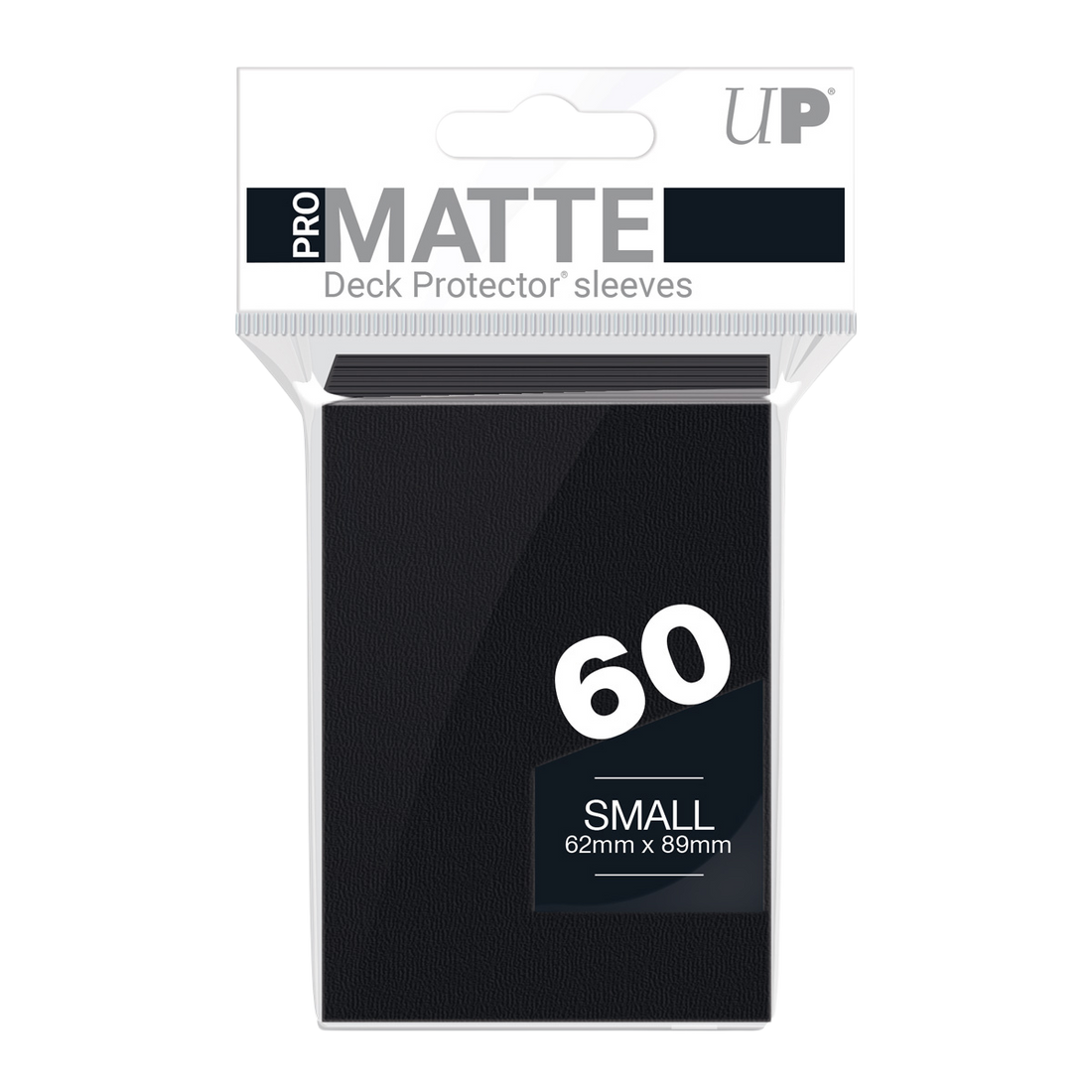 UP Small Sleeves - Pro-Matte - Black (60 Sleeves)