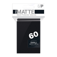 UP Small Sleeves - Pro-Matte - Black (60 Sleeves)