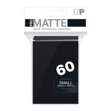 UP Small Sleeves - Pro-Matte - Black (60 Sleeves)