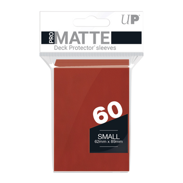 UP - Small Sleeves - Pro-Matte - Red (60 Sleeves)