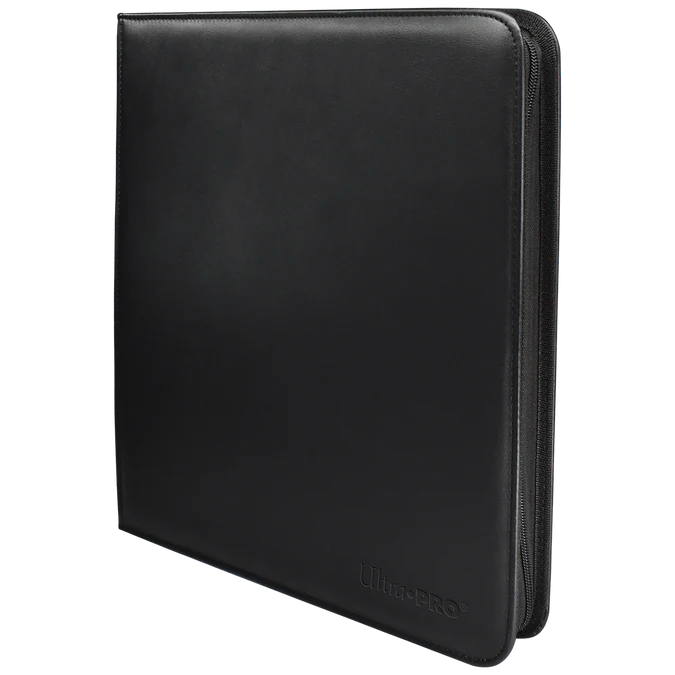 UP - 12-Pocket Zippered PRO-Binder - Black