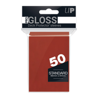 UP - Standard Sleeves - Red (50 Sleeves)
