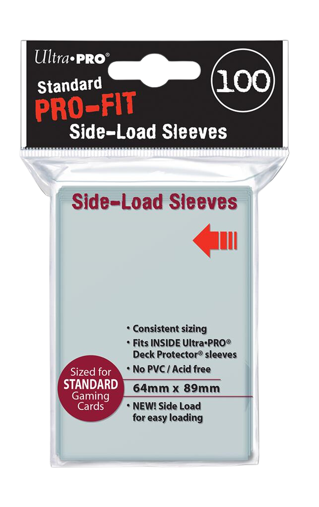UP Deck Protectors - Standard Size Pro-Fit Side Loading (100 SLEEVES)