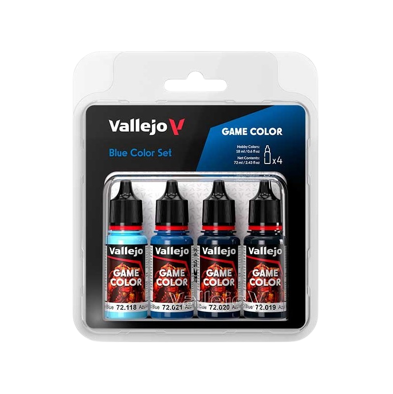 Game Color - 4 colors set - Blue Color 18 ml