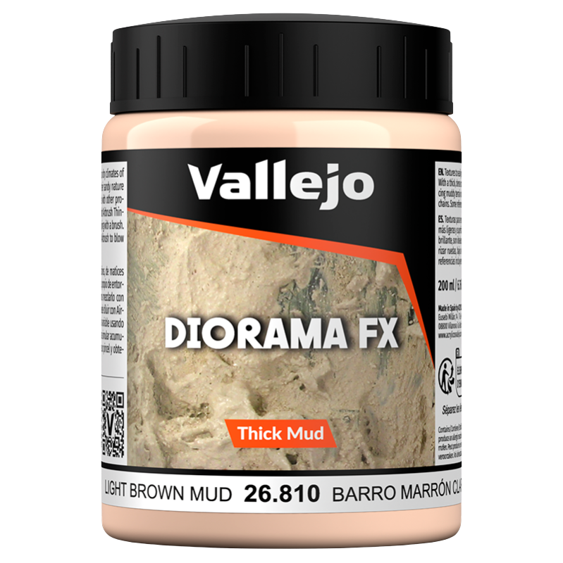 Vallejo - Light Brown Thick Mud Texture