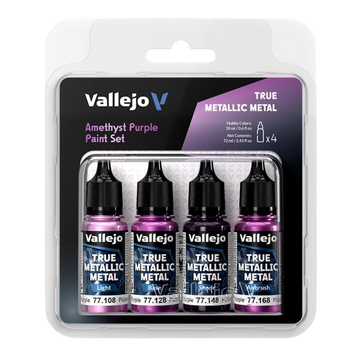 Vallejo TMM - 4 Colors Set Amethyst Purple