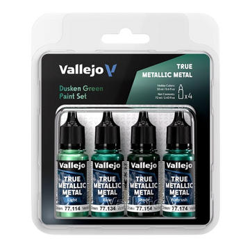 Vallejo TMM - 4 Colors Set Dusken Green