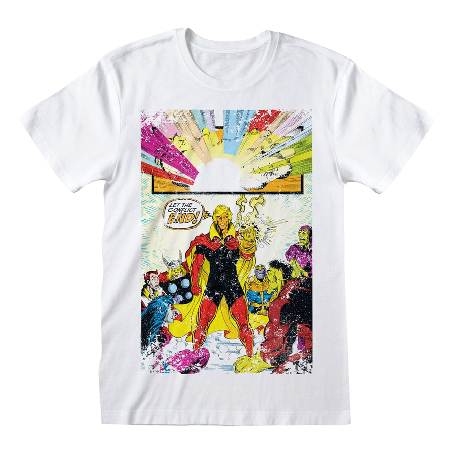 Marvel T-Shirt Warlock Gauntlet Size M