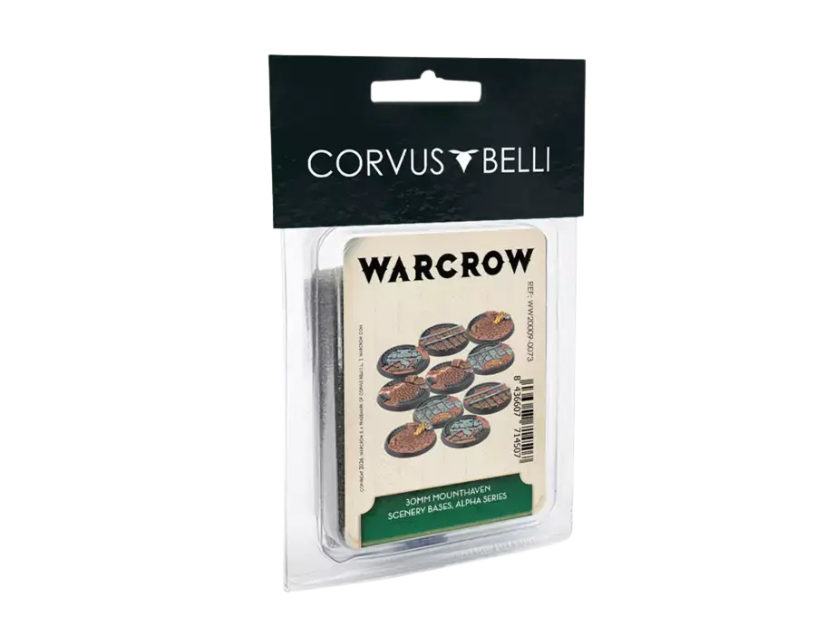 Warcrow - 30mm Mounthaven Scenery Bases, Alpha Series