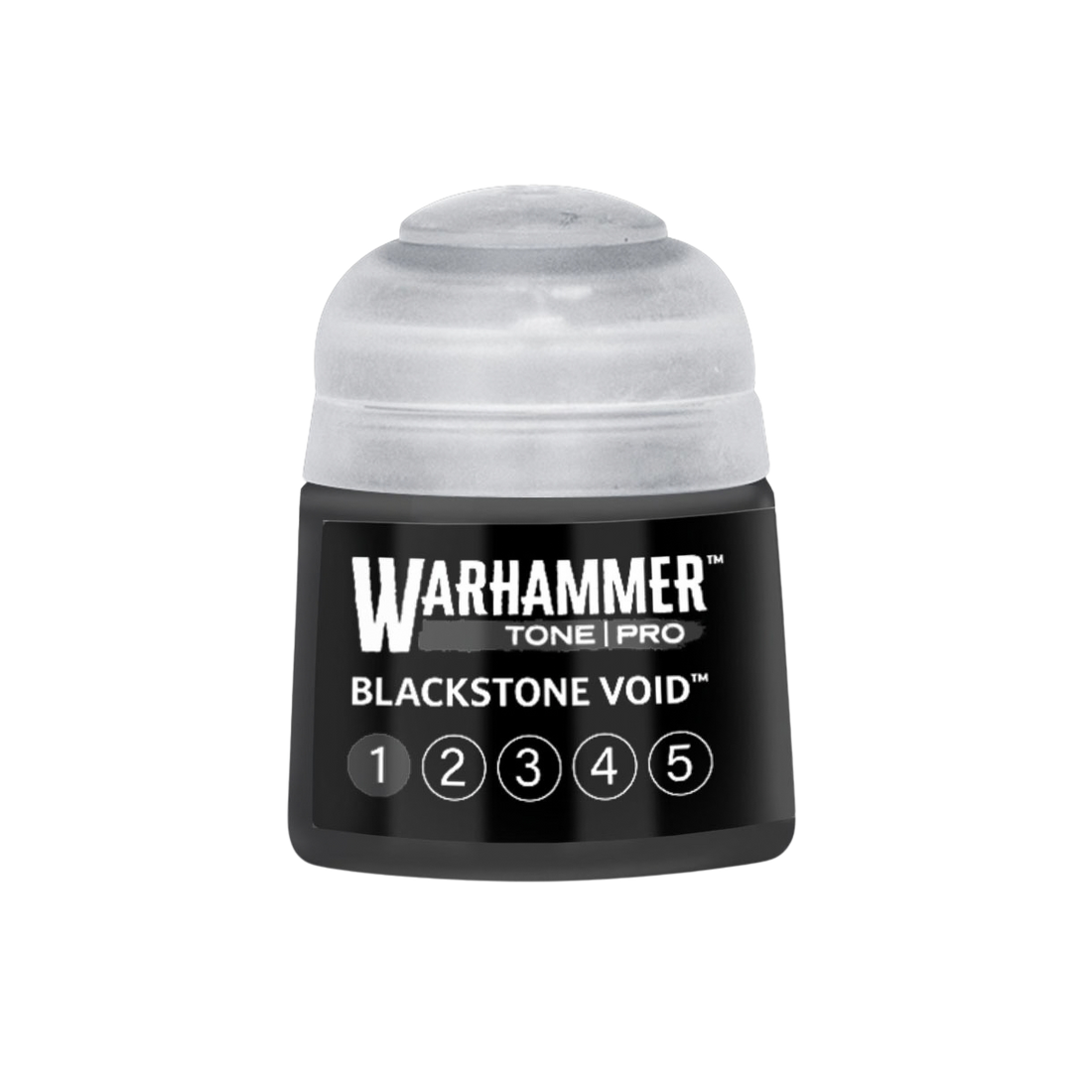 Tinta Warhammer Tone Pro Blackstone Void 1, pote de 12 ml