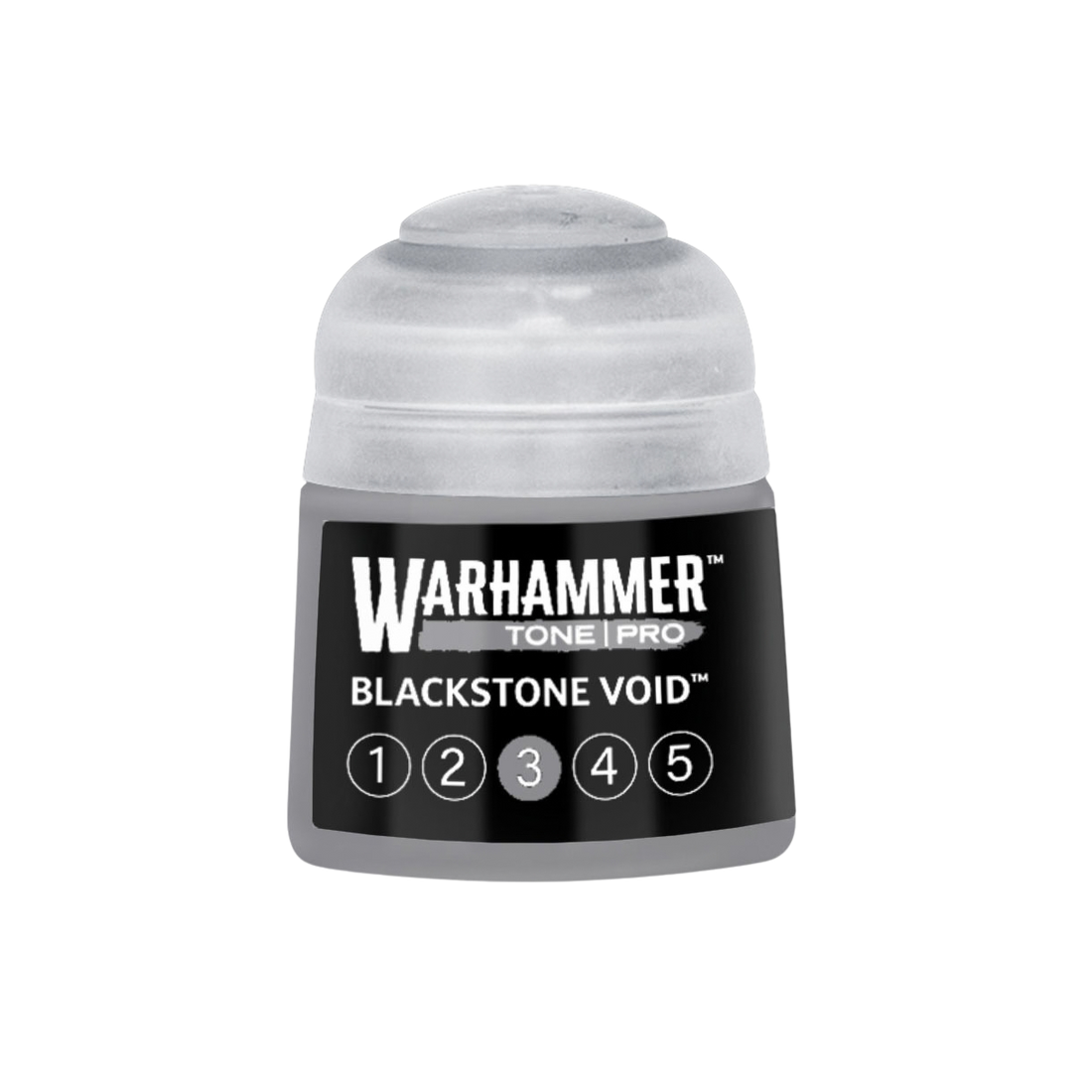 Tinta Warhammer Tone Pro Blackstone Void 3, pote de 12 ml