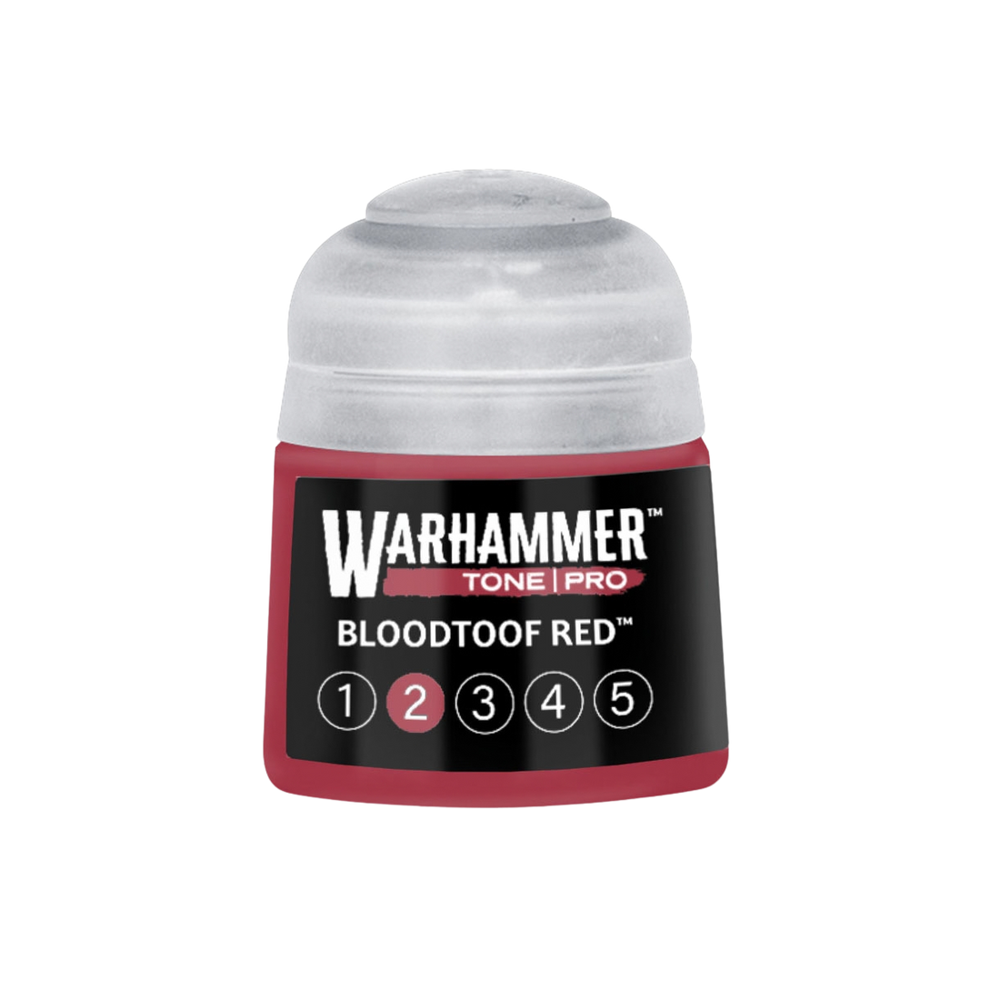 Tinta Warhammer Tone Pro Bloodtoof Red 2, pote de 12 ml