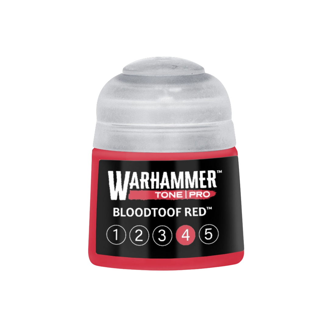 Tinta Warhammer Tone Pro Bloodtoof Red 4, pote de 12 ml