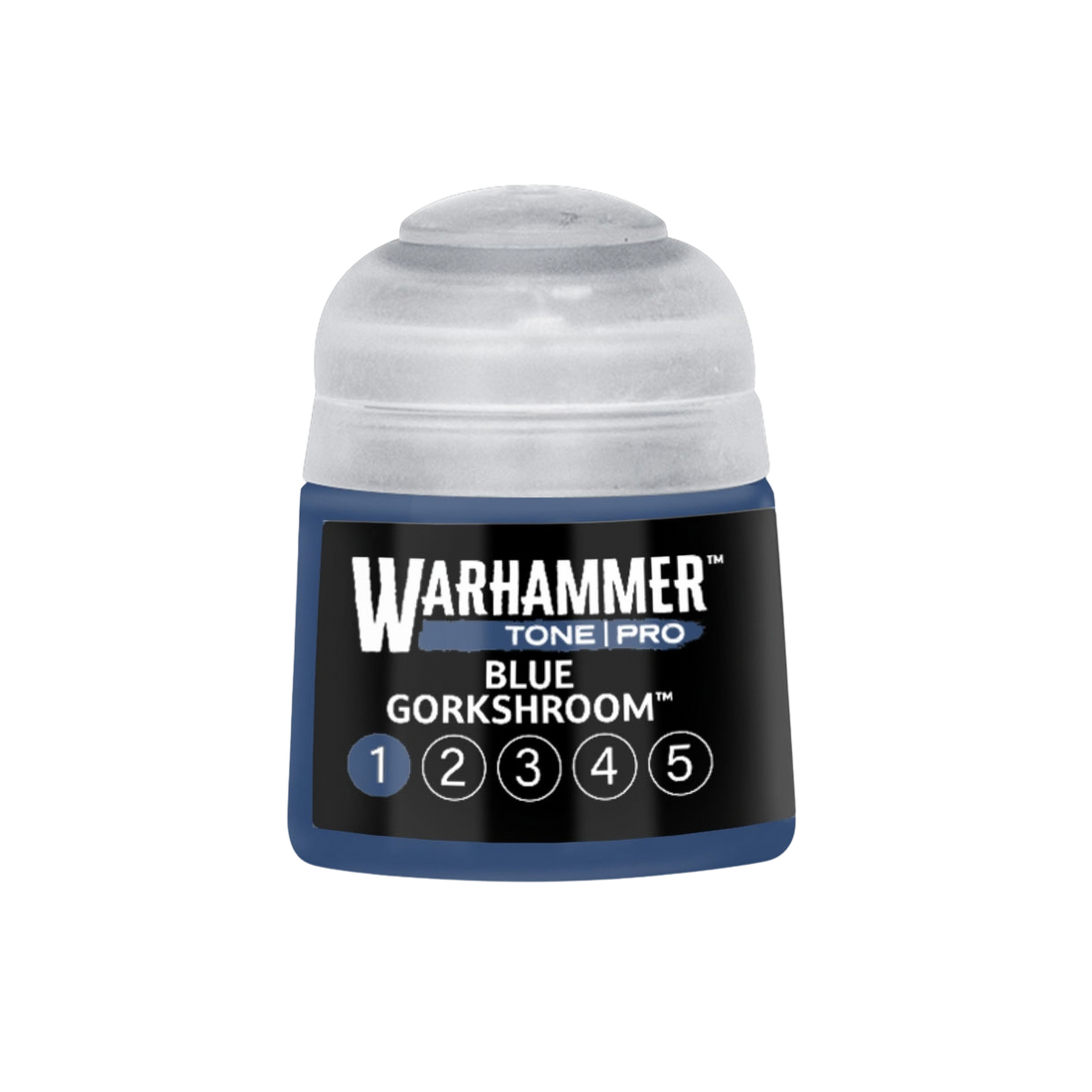 Tinta Warhammer Tone Pro Blue Gorkshroom 1, pote de 12 ml