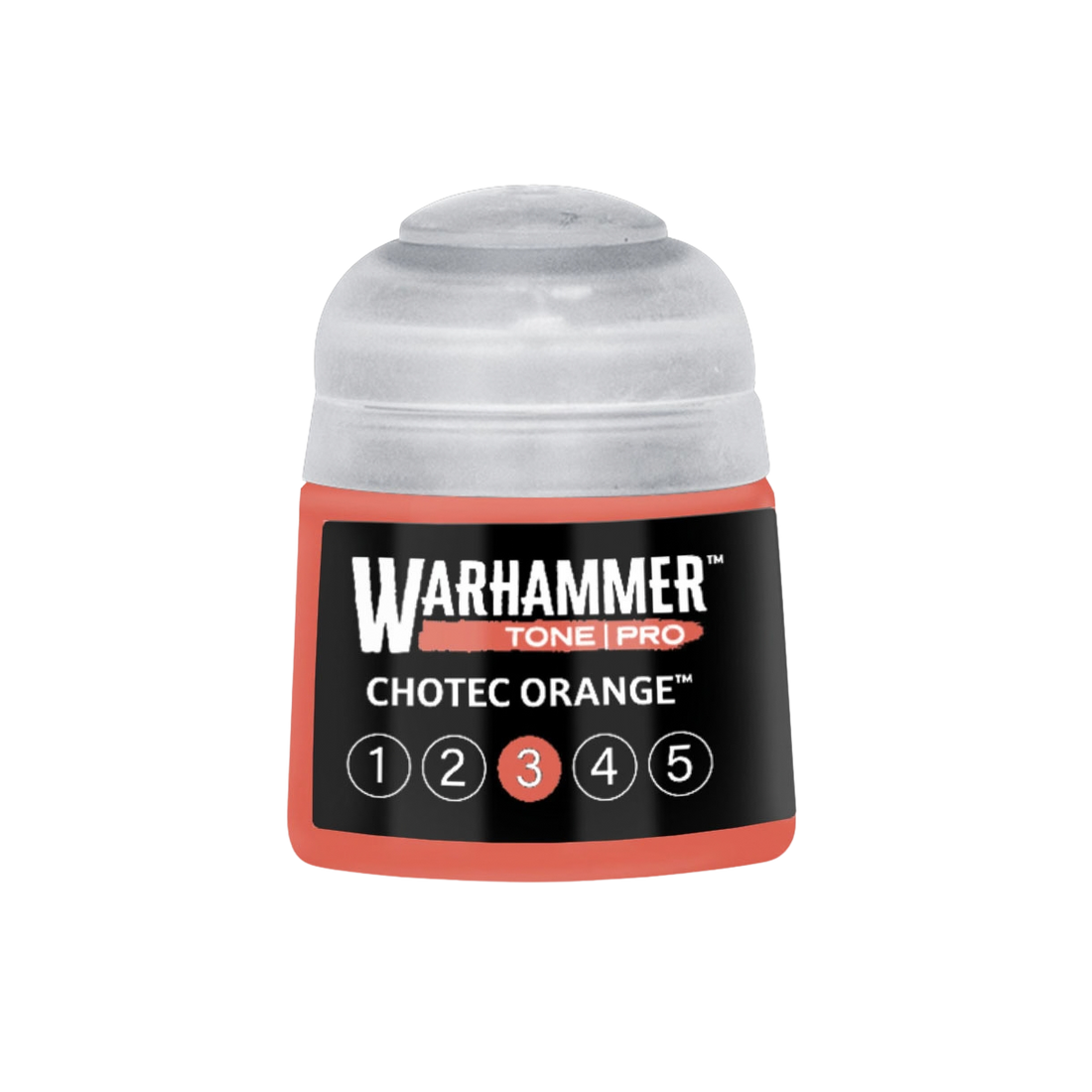 Tinta Warhammer Tone Pro Chotec Orange 3, pote de 12 ml