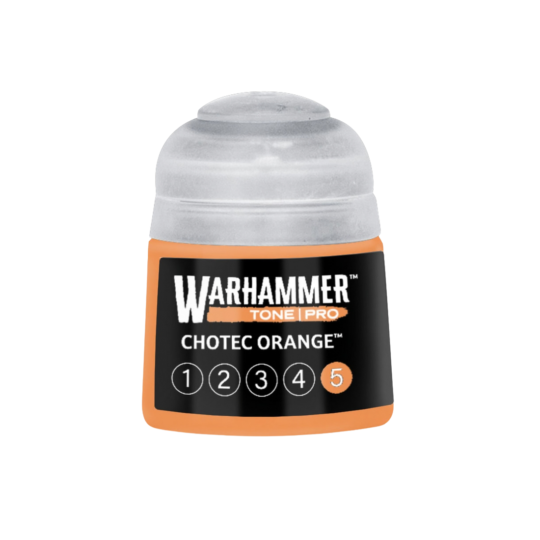 Tinta Warhammer Tone Pro Chotec Orange 5, pote de 12 ml