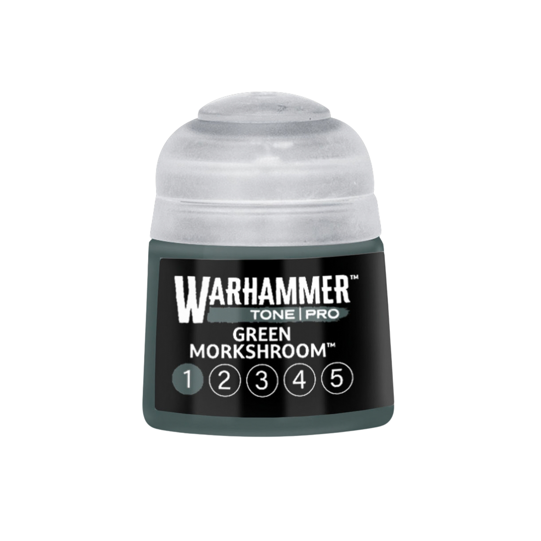 Tinta Warhammer Tone Pro Green Morkshroom 1, pote de 12 ml
