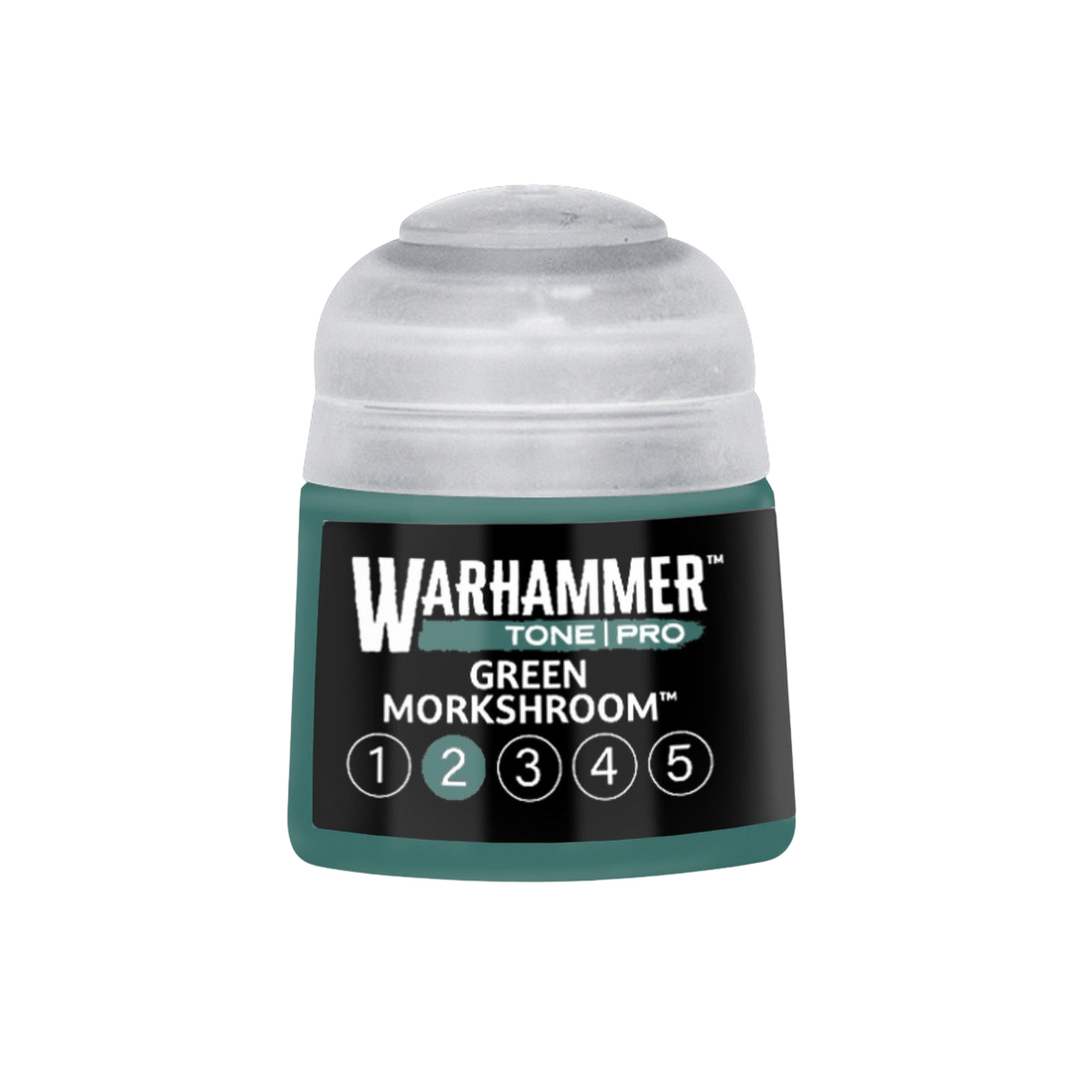 Tinta Warhammer Tone Pro Green Morkshroom 2, pote de 12 ml