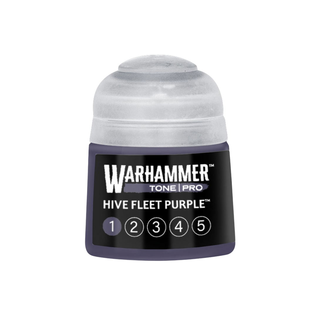 Tinta Warhammer Tone Pro Hive Fleet Purple 1, pote de 12 ml