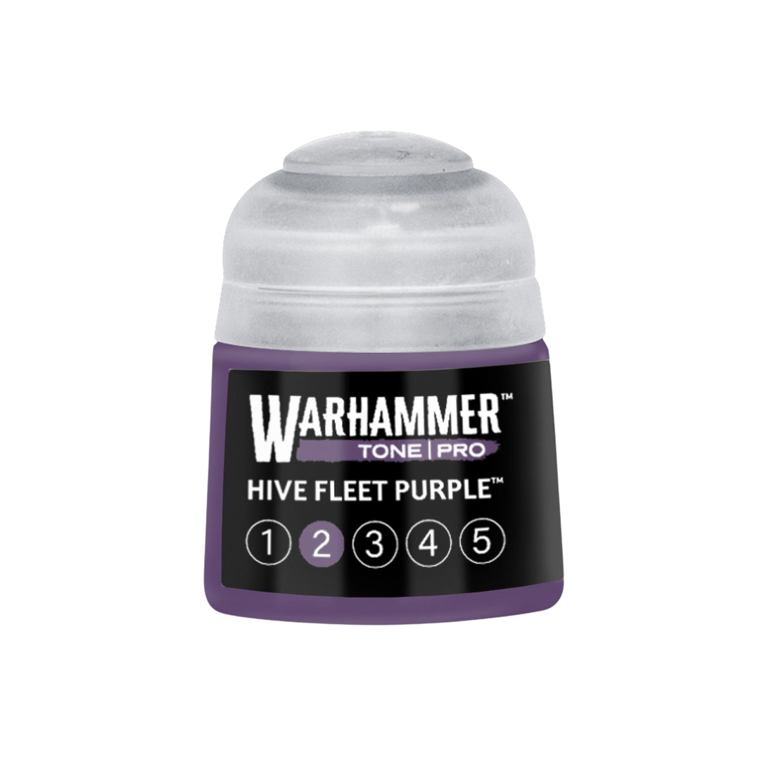 Tinta Warhammer Tone Pro Hive Fleet Purple 2, pote de 12 ml