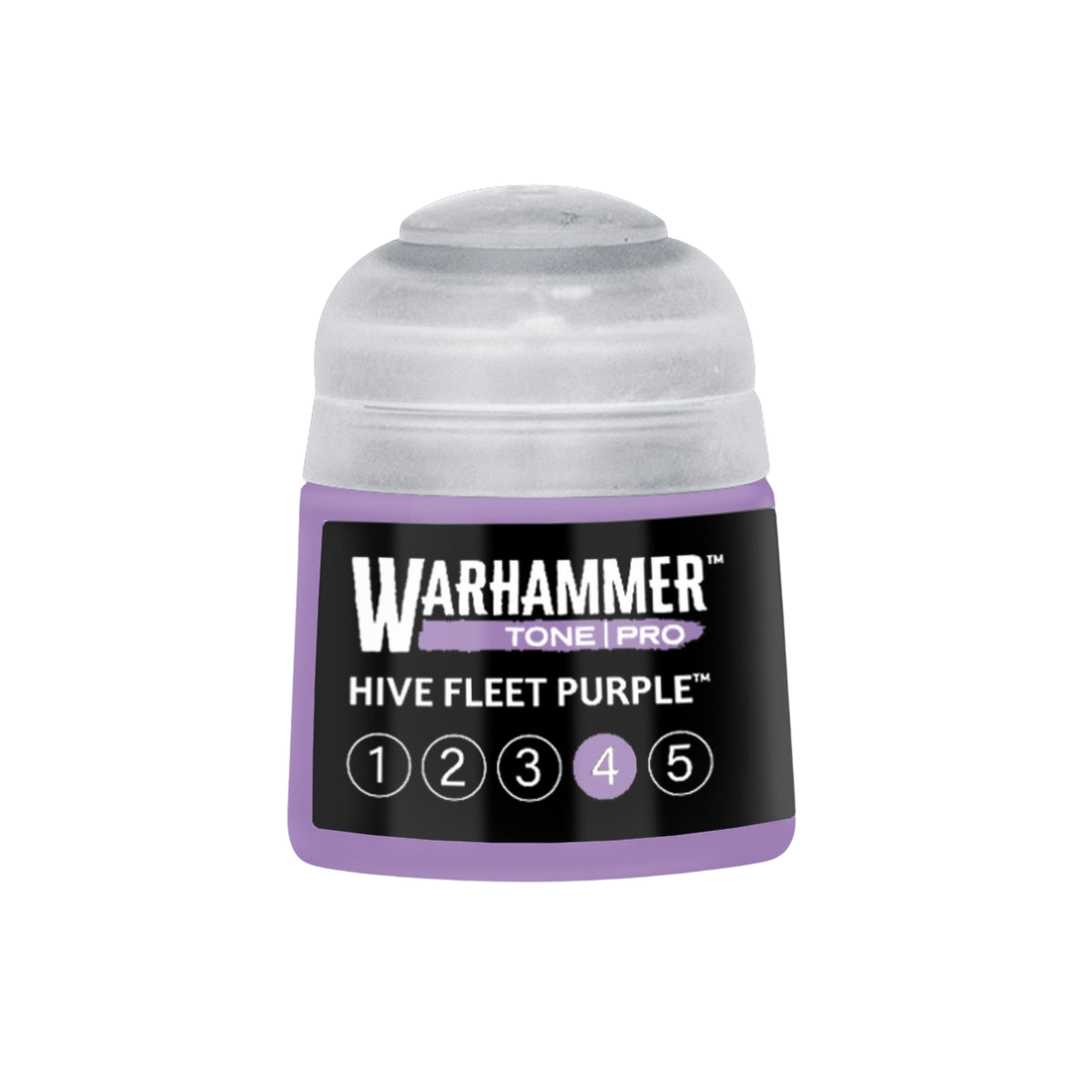 Tinta Warhammer Tone Pro Hive Fleet Purple 4, pote de 12 ml